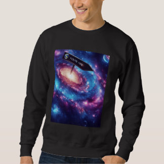 Galaxy Science Geeks Gifts Du är här Lång Ärmad Tröja