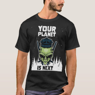 Galaxy Science Space Älskare Din planet är nästa 4 T Shirt