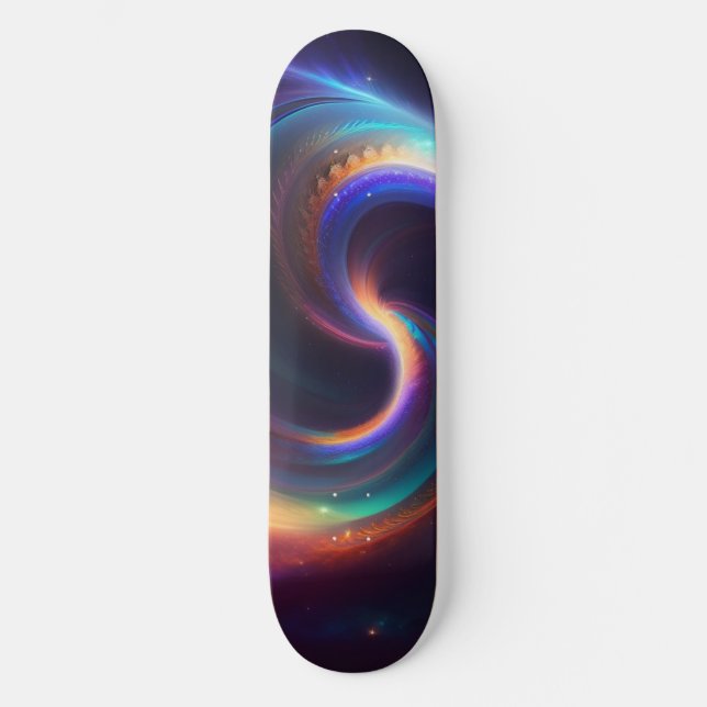 Galaxy Skate Mini Skateboard Bräda 18,5 Cm (Framsida)