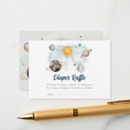 Galaxy Sol Måne Stars Planets för rymden-dagstidni Tilläggskort