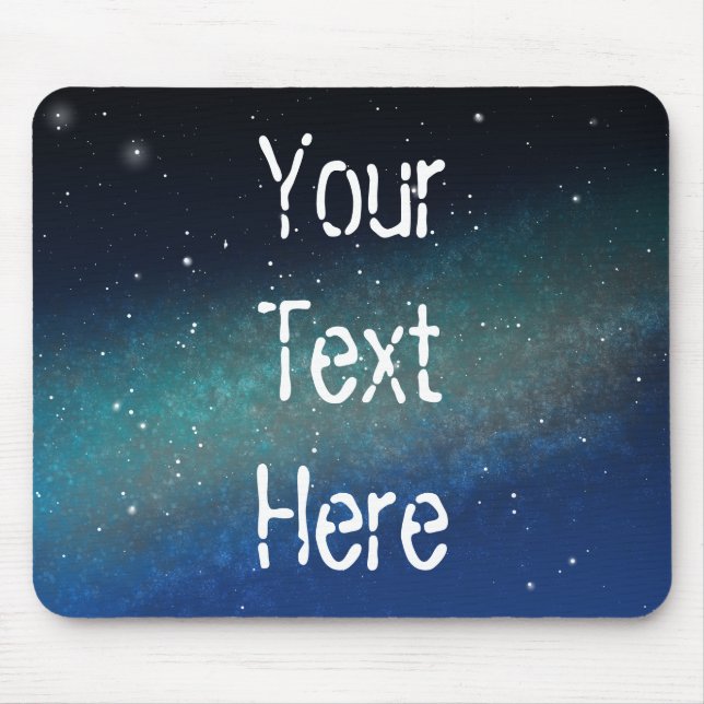 Galaxy Space Nebula Night Himlar Personlig Musmatta (Framsidan)