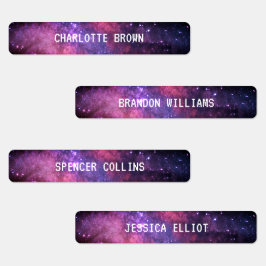 Galaxy Space Night Himlar Stars Nebula Vaterskydda Klistermärke