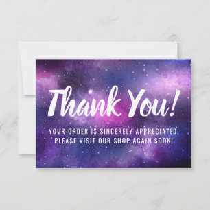 Galaxy Space Stars Ultra Violet Lila Tack Kort