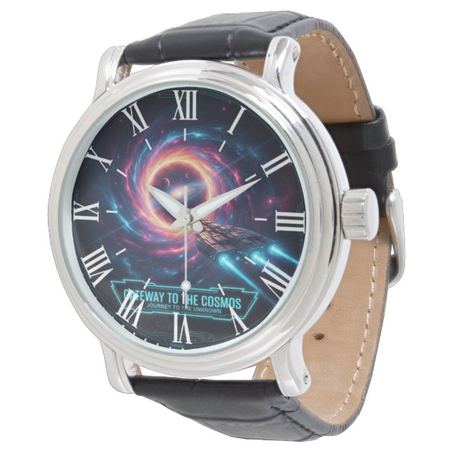 Galaxy Space Watch för män Armbandsur (Vinklad)