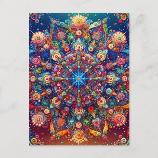 GALAXY STAR HELG VYKORT (Framsida)