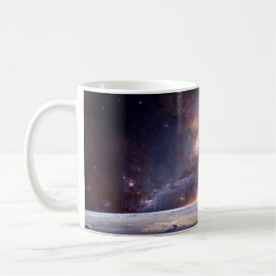 Galaxy star ofinity cosmos mörk kaffemugg