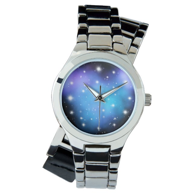 Galaxy Starlight Space Clouds Armbandsur (Framsida)