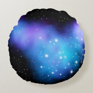 Galaxy Starlight Space Clouds Rund Kudde