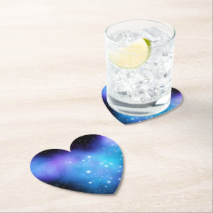 Galaxy Starlight Space Clouds Underlägg Papper