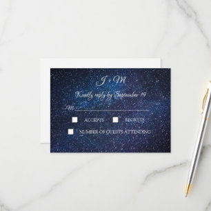 Galaxy Starry Night Celestial Stars Modern OSA Kort