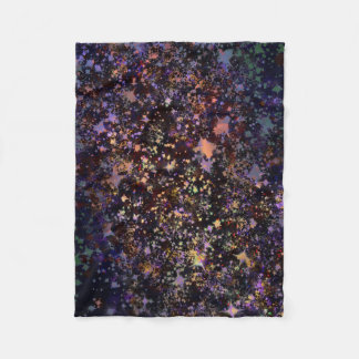 Galaxy Starry Night Throw Blanket - Cosmic Constel Fleecefilt