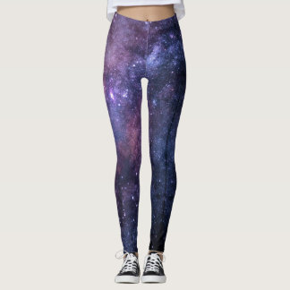 Galaxy Stars Night Himlar Leggings