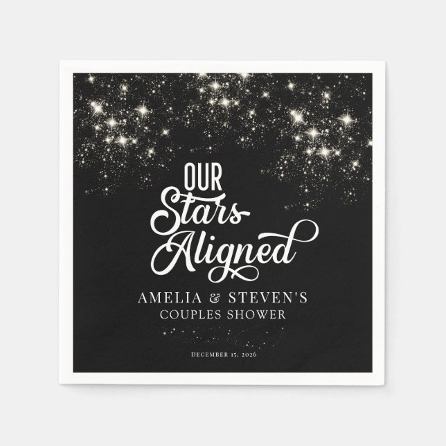 Galaxy Stars | Par Shower Pappersservett (Framsidan)