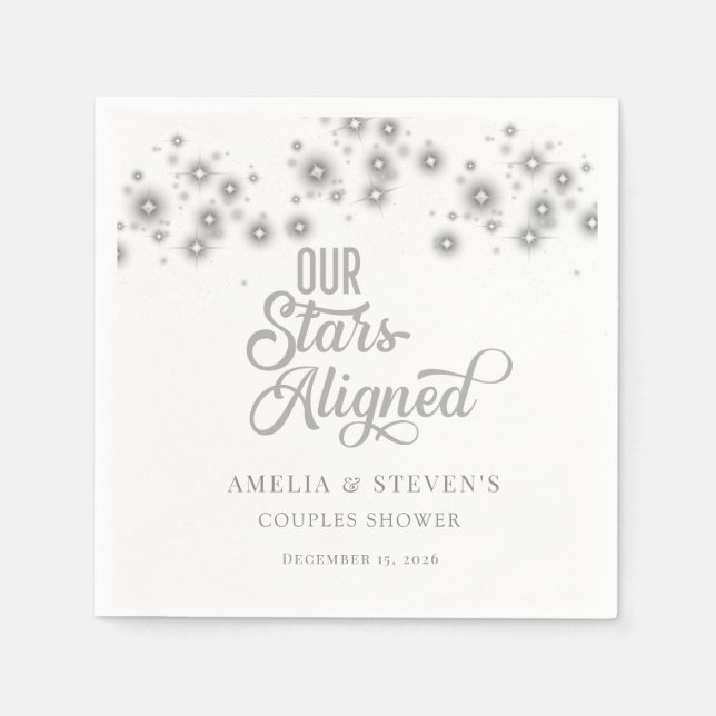 Galaxy Stars | Par Shower Pappersservett (Framsidan)