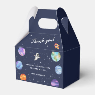 Galaxy Stars Rymden Birthday Tack Presentaskar