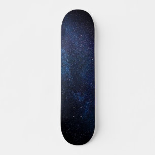 Galaxy Stars Universe Himlar Blue Space Cosmic Ska Mini Skateboard Bräda 18,5 Cm