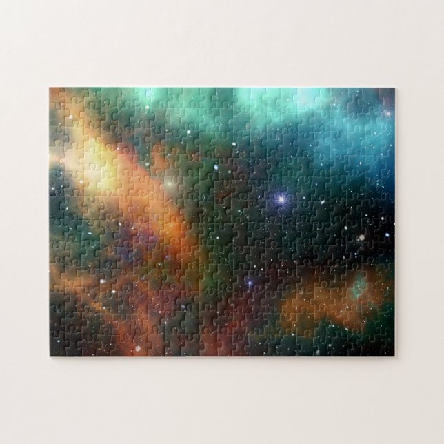 Galaxy Stars Universe Space Art Pussel (Horisontell)