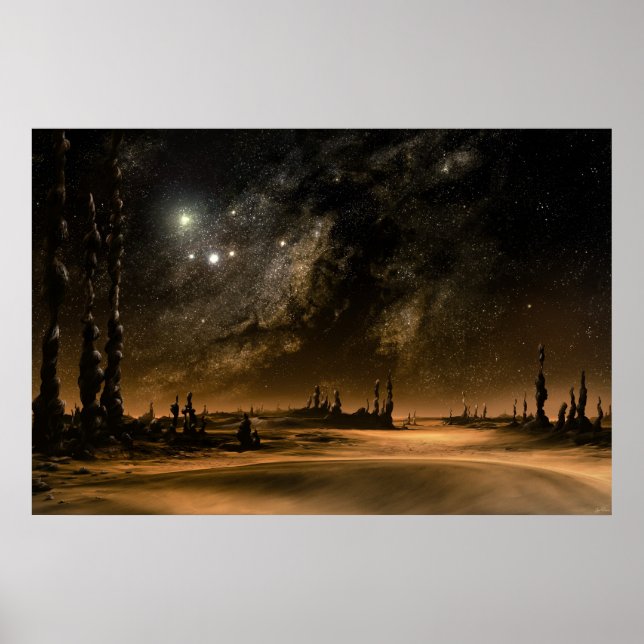 Galaxy Stiga upp Poster (Framsidan)