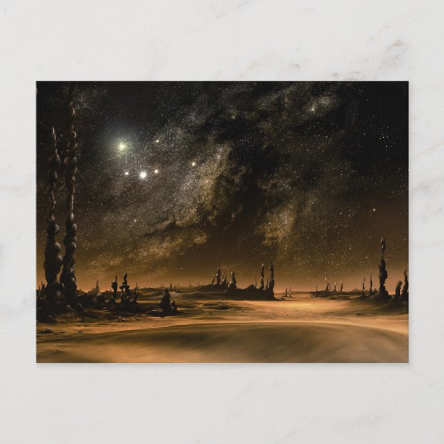 Galaxy Stiga upp Vykort (Framsida)