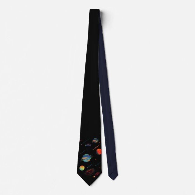 Galaxy svart  slips (Framsida)