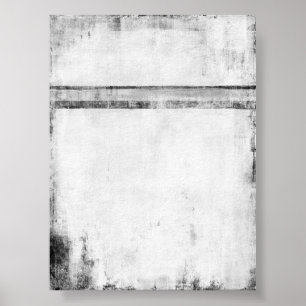 "Galaxy" Svartvit Abstrakt Art Poster