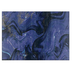 Galaxy Swirl Blue Glitter Abstrakt Cosmic Mönster