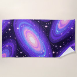 Galaxy Swirls Mönster Dreamy Cosmic Nebula Design