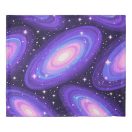 Galaxy Swirls Mönster Dreamy Cosmic Nebula Design