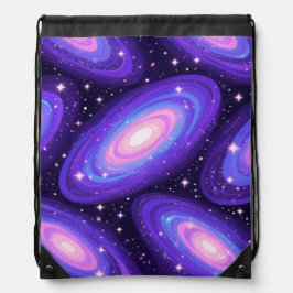 Galaxy Swirls Mönster Dreamy Cosmic Nebula Design Gympapåse