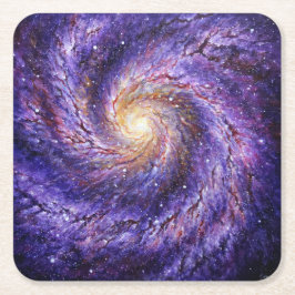 Galaxy Underlägg Papper Kvadrat