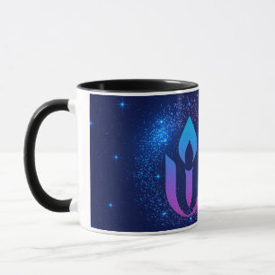 Galaxy Unitarian Universalism chalice Mugg