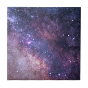 Galaxy Universe Space Art Stars Modern Enkel Kakelplatta