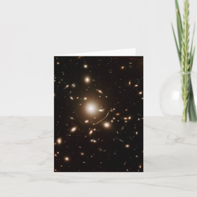Galaxy Universe Space Telescope Gravitational Lens Kort (Framsida)