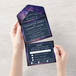 Galaxy Universe Stars Himlar Bröllop Space Navy Bl