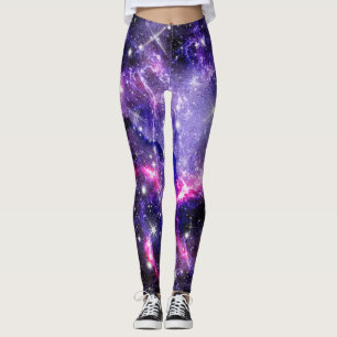 Galaxy, Universe, Stars, Rymden Gift Mönster Leggings