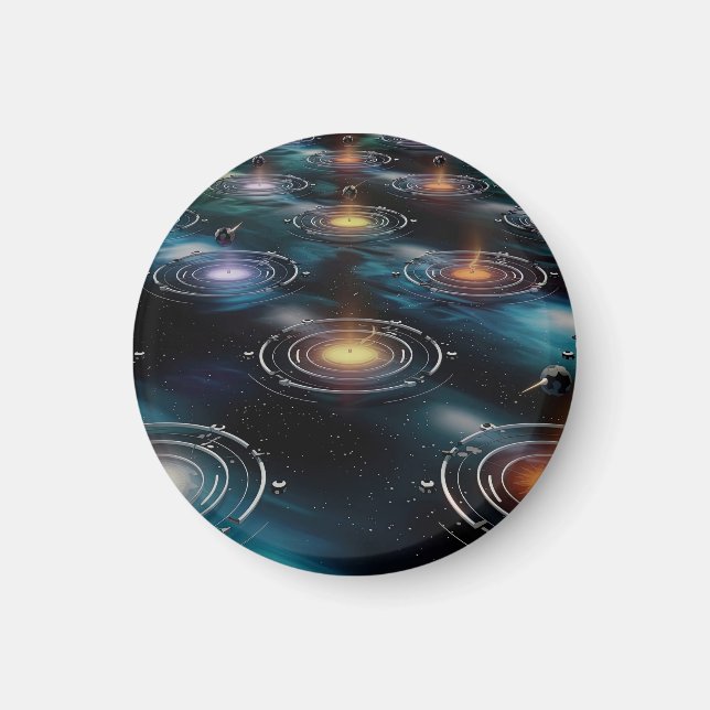 Galaxy, Universe, Stars, Rymden Magnet (Framsidan)