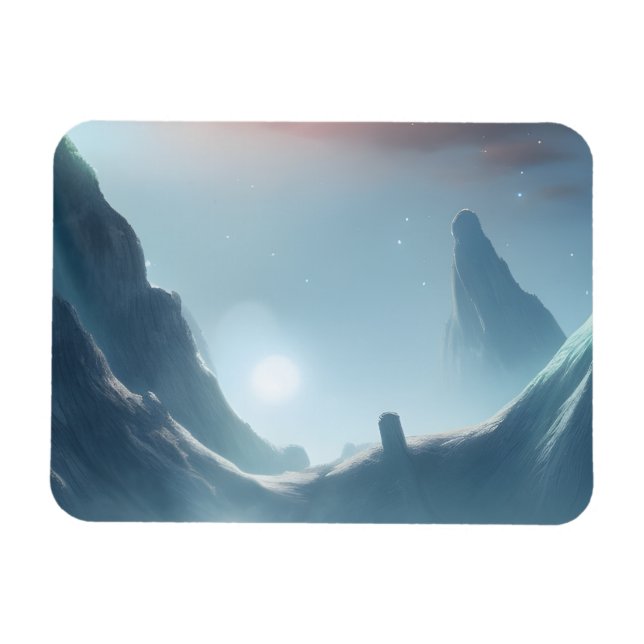 Galaxy, Universe, Stars, Rymden Magnet (Horisontell)