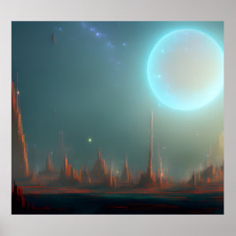 Galaxy, Universe, Stars, Rymden Poster