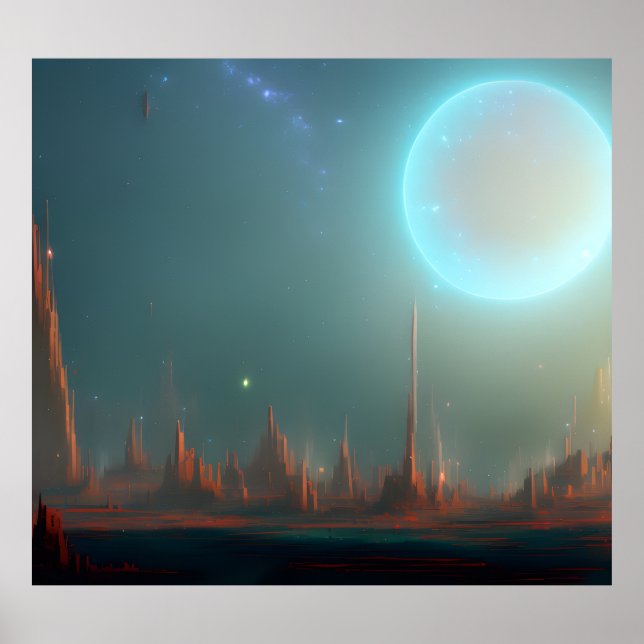 Galaxy, Universe, Stars, Rymden Poster (Framsidan)