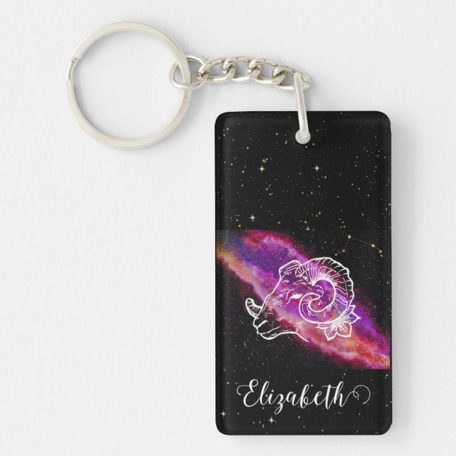 Galaxy Väduren Zodiakstjärnbild Tecken (Framsidan)