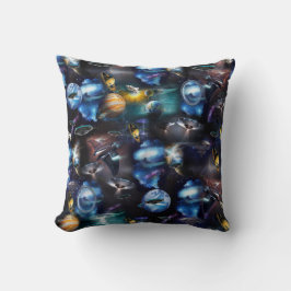 Galaxy Visitors i rymden Kudde