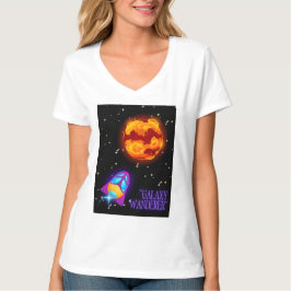 Galaxy Wanderer Isolerad Tumbler T Shirt