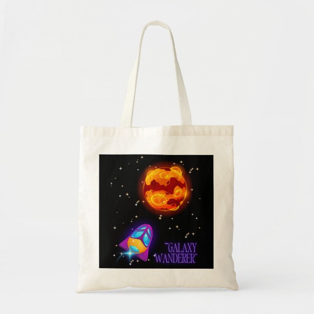 Galaxy Wanderer Isolerad Tumbler Tygkasse (Framsidan)