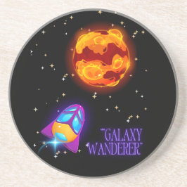 Galaxy Wanderer Isolerad Tumbler Underlägg
