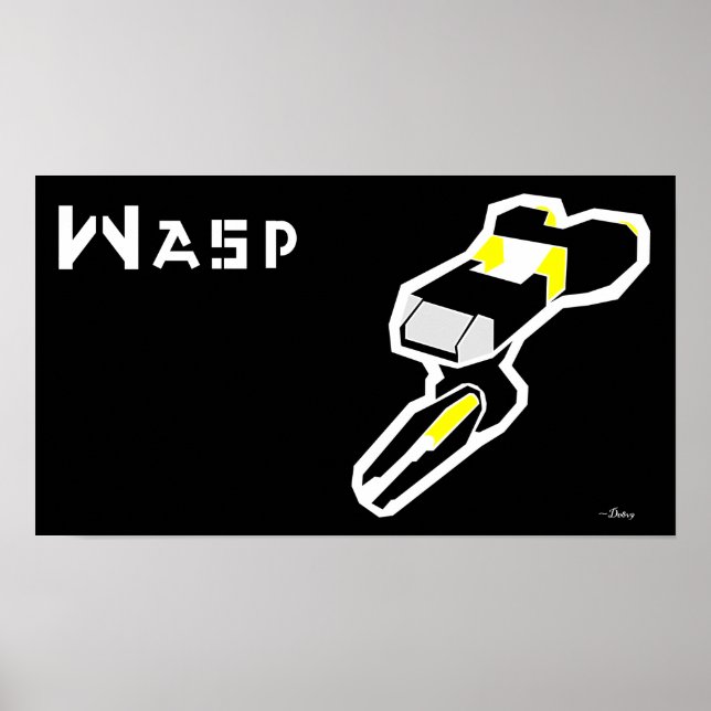 Galaxy Wasp Poster (Framsidan)