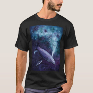 Galaxy Whale T Shirt
