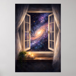 Galaxy Window affisch