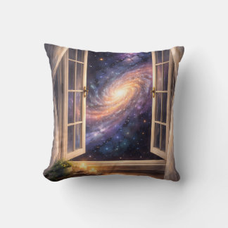 Galaxy Window Pillow Kudde