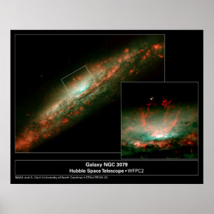 GalaxyNGC3079-2001-28a Poster