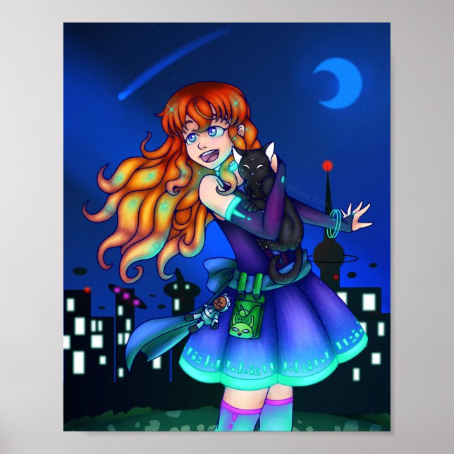 Galaxys Cutest Girl Poster (Framsidan)